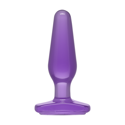 Crystal Jellies® Medium Butt Plug - Purple
