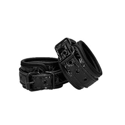 Luxury Ankle Cuffs - Black (Chevilles)