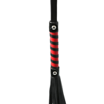 Red & Black Stripe Flogger