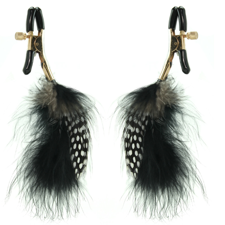 FETISH FANTASY GOLD - DELUXE FEATHER CLAMPS