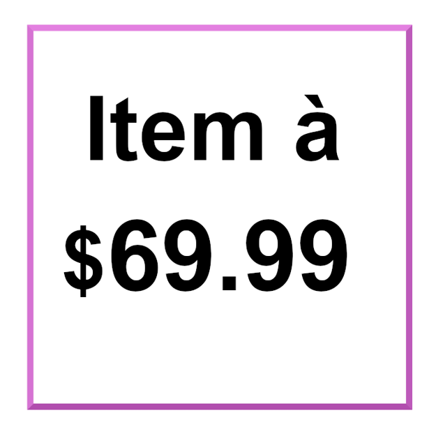 Image de Item $69.99