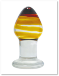 Nobü Glass Gems – G.10 Plug – Amber