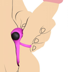 28X Remote Control Vibrating Cock Ring & Bullet - Purple