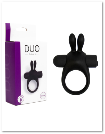 Adore U - DUO - Anneau Vibrant Lapin