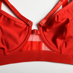 3202 Simply Seductive – 3PC Set Red Straps MED
