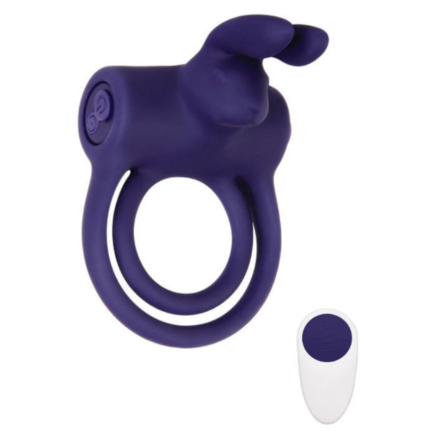 Adam & Eve's Silicone Control Rabbit Ring ev009420