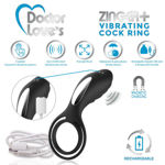 Remote Rechargeable Vibrating Cock Cage -Blk SL-V6-1