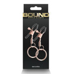 Bound Nipple Clamps  C2  Rose Gold NSN-1303-26