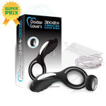 Remote Rechargeable Vibrating Cock Ring -Black