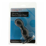Silicone Back End Play Plug in Blk