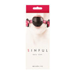 Sinful - Ball Gag - Pink  Breathable