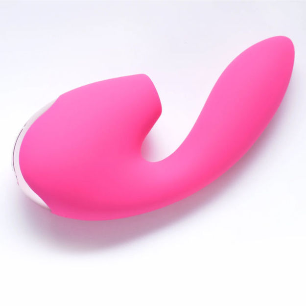 Gratifier G-spot Vibe with Air Suction Pink SL-B154