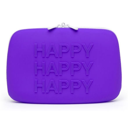 Happy Rabbit - HAPPY Storage Zip Bag Large Purple LHHR73140