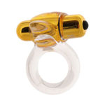 SE-8939-20-3 Double Trouble Enhancer Ring Pure Gold