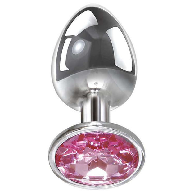 PINK GEM ANAL PLUG - LARGE EV004586