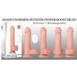 ADAM'S WARMING ROTATING POWER BOOST DILDO 7.5" EV004197