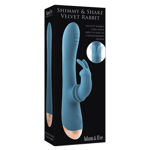 Shimmy & Shake Velvet Rabbit - Silicone Teal EV000013