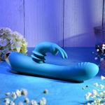 Shimmy & Shake Velvet Rabbit - Silicone Teal EV000013