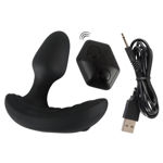 You 2 Toys – Inflatable Remote Control Butt Plug Blk