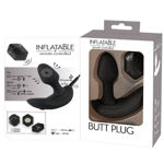 You 2 Toys – Inflatable Remote Control Butt Plug Blk