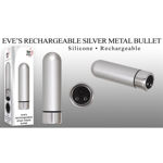 EVE'S RECHARGEABLE SILVER METAL BULLET EV008379