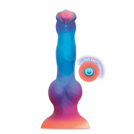 Dildo vibrant.  Glow in the dark.