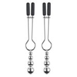 Beaded Nipple Clamps - Silver EV003557