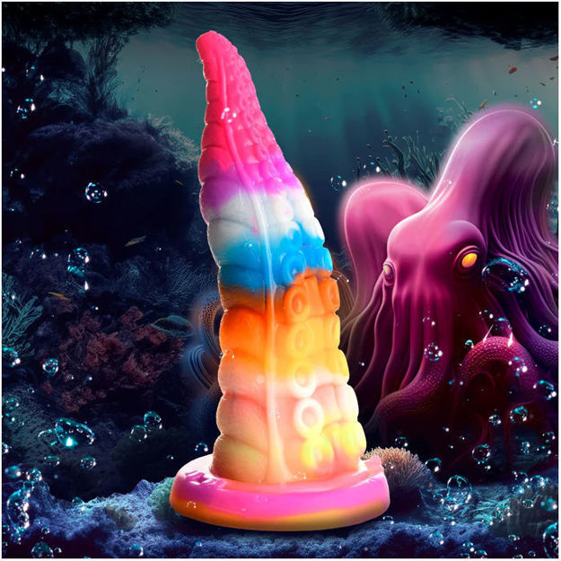 Luminoctopus Glow-in-the-Dark Tentacle Dildo AH444