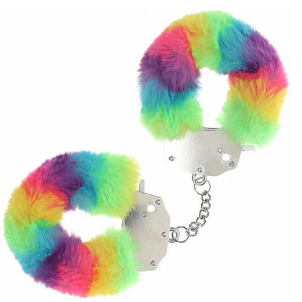 Ouch! - Heavy-duty Fluffy Handcuffs - Multicolor  OU1046MUL1