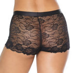 Image de COQUETTE- Lace Boxer Short Blk  OS  22132