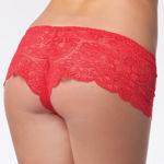 Coquette- Lace Booty Short Rouge OS 102