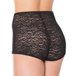 Coquette- Booty Short Taille Haute OS Blk 21136