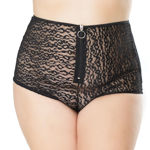 Coquette- Booty Short Taille Haute OSXL Blk 21136