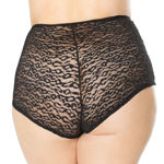 Coquette- Booty Short Taille Haute OSXL Blk 21136