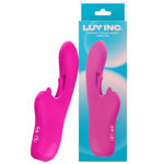 TR46: Tapping Tongue Rabbit Vibrator- Pink - LL-7234-01