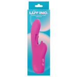 TR46: Tapping Tongue Rabbit Vibrator- Pink - LL-7234-01